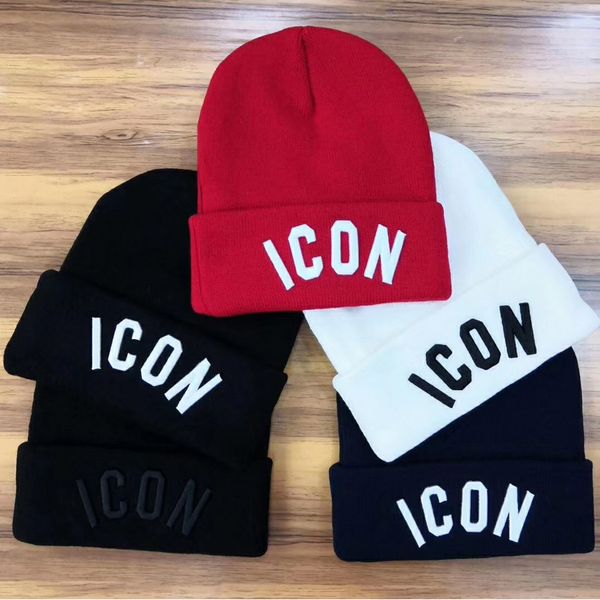 

Icon embroidery logo beanie winter hat for women men bonnet hip hop ladie cap ca hmere kull harajuku punk treet brand ca ual, Blue;gray