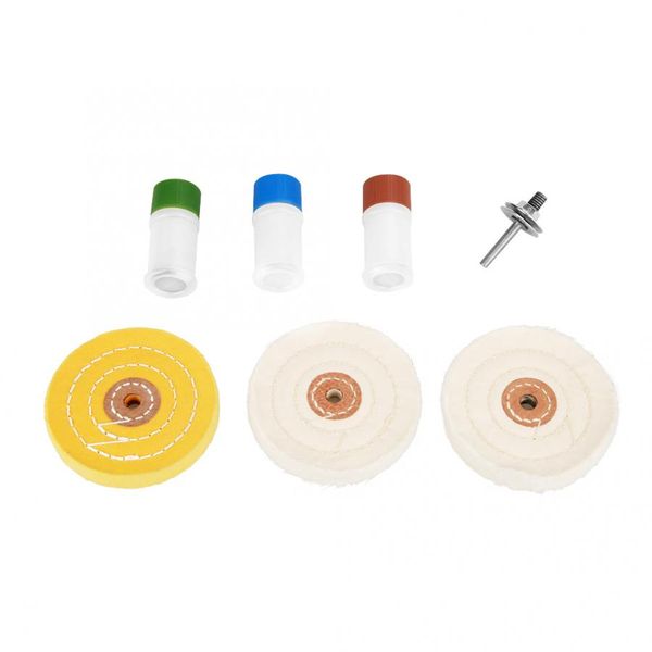 

polijst pads 7pcs hard metal scratch removal buffing and polishing pads set polisher tool kit spta