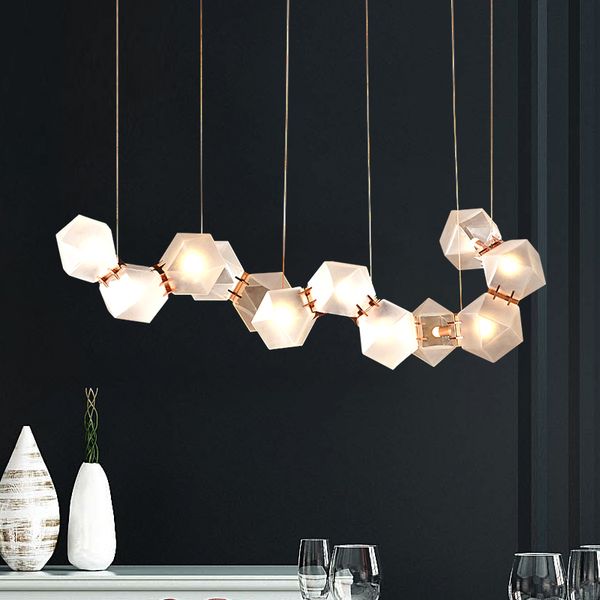 

Nordic Glass LED Pendant Lights Living Room Bedroom Home Decoration Art Indoor Lighting Kitchen Fixtures Hanging Lamp Luminaire