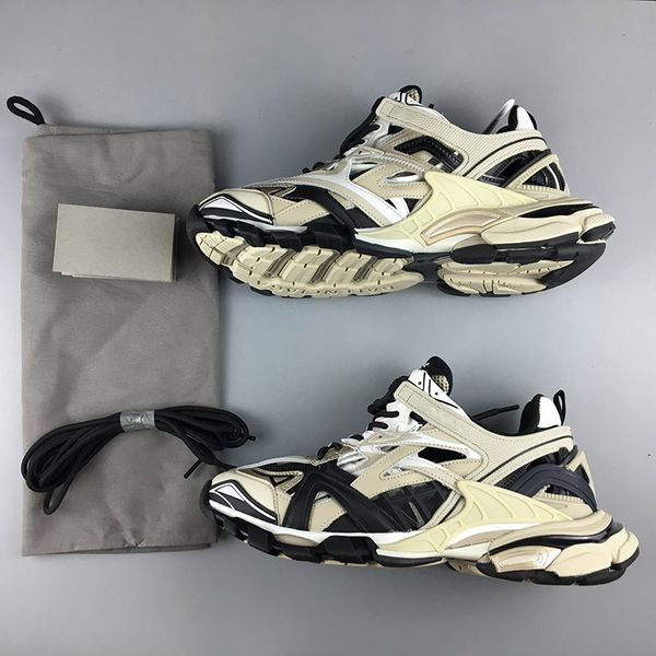 

ins paris 4.0 track s triple s clunky sneakers designer black yellow running sport sneakers casual shoes size 36-45