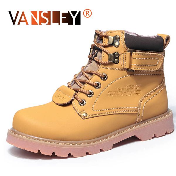 

2019 new men boots winter super snow boots leather shoes super warm fur male ankle waterproof hiking shoes male work, Black