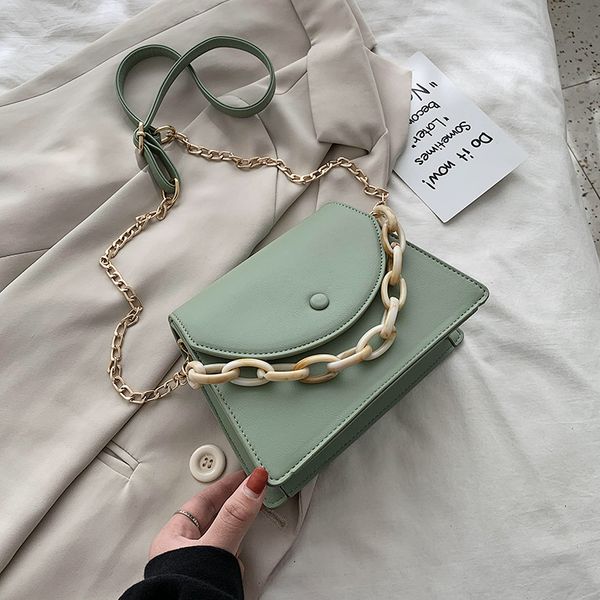

candy цвет цепи кожа pu crossbody сумки для женщин 2020 малый плеча сумки для женщин путешествия flap bag