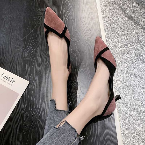 

fashion office work pumps women shoes elegant heeled women party pointed toe patent leather thin heels shoes w32-11, Black