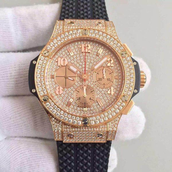 

v6 with 4100 timing automatic movement men watch waterproof designer watches luxury mens watches orologio da uomo, Slivery;brown
