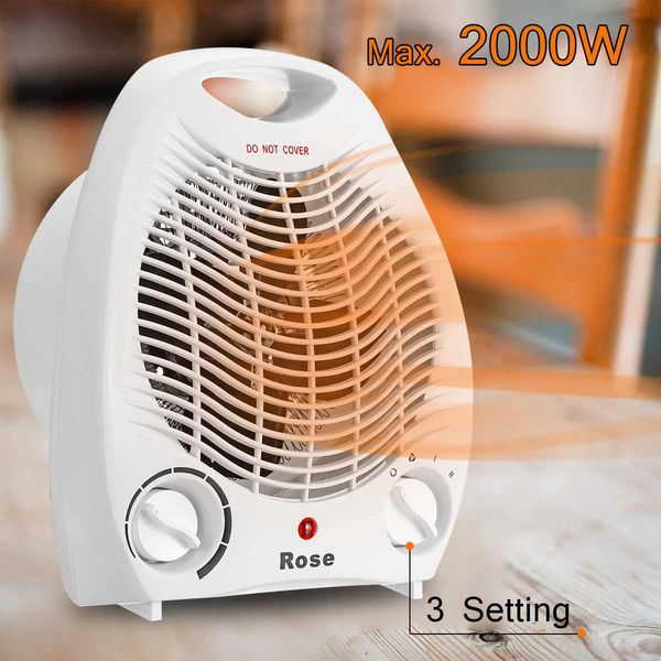 2019 2000w Electric Fan Room Heater 220v Portable Electric Space Heater Mini 3 Heating Settings Air Heating Space Winter Warmer Fan From Dh25800