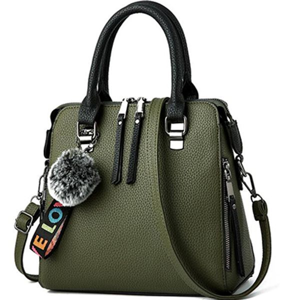 

lanlou искусственная кожа женские сумки сумка-мессенджер мех мяч crossbody лоскут сумки женский сумка сплошной цвет сумки t200428