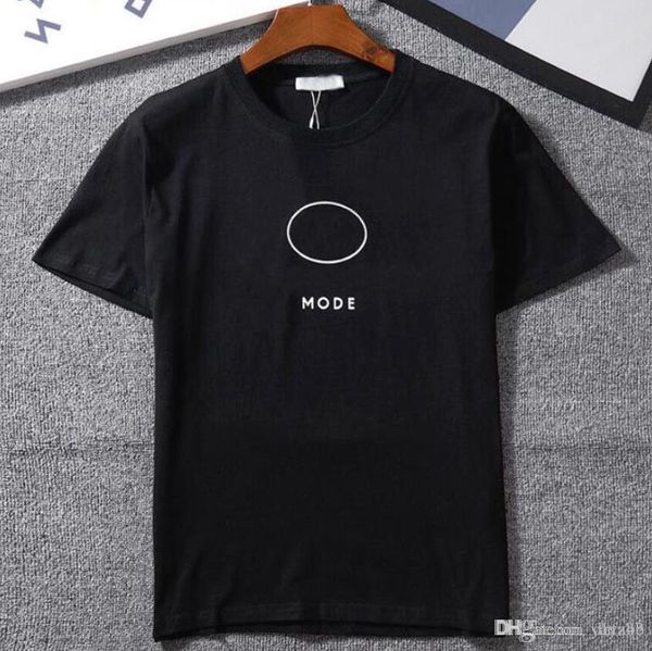 

для женщин mens 2018 новая мода футболка с brand письме печати модельер лучшие тис коротким рукавом повседневная футболка s-2xl новые поступ, White;black