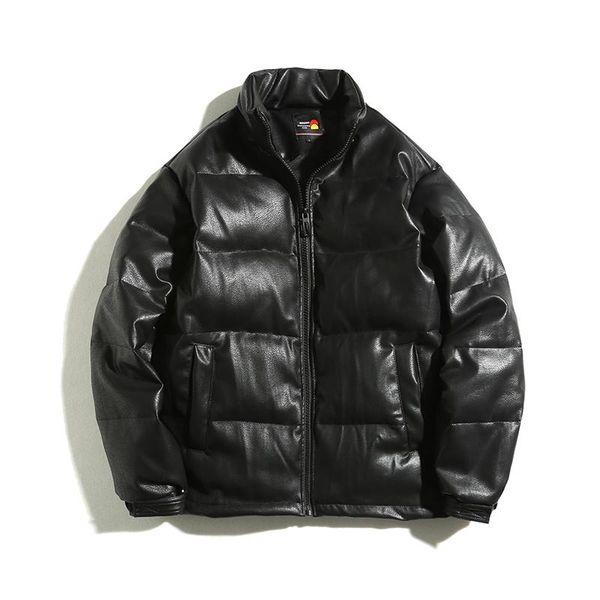 

мужская пекарня зимняя мужская мода средняя длинная длинная мода свободная одежда, Black