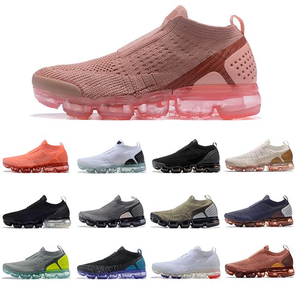 

2019 new moc 2 laceless 2.0 3.0 casual shoes flying for men maxes womens luxury knit triple black white brand air cushion chaussures zapatos