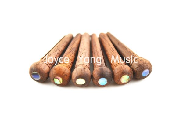 

alice acoustic guitar bridge pins rose wood with pearl shell dot wholesales