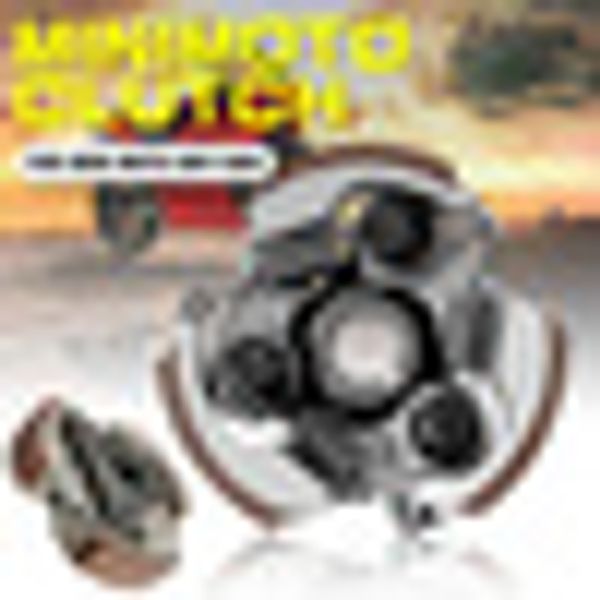 

mini moto quad centrifugal clutch atv motorcycle 3 shoe spring metal for woodruff accessories replacement kits