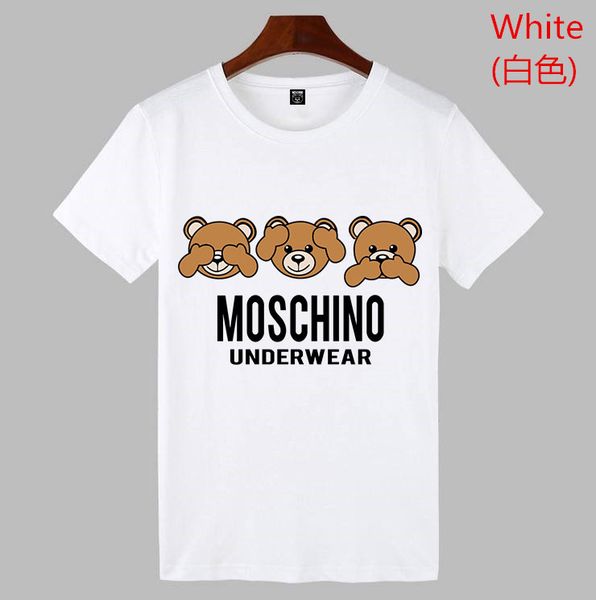 

mens 2020 luxury designer clothes shirt summer t shirts men and women short sleeve shirt clothing letter z8 moschino men funny t-shirt, White;black