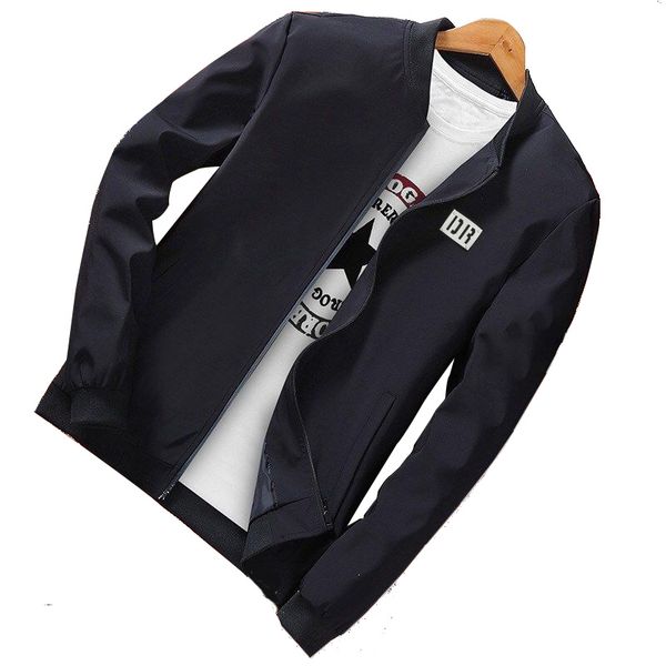 

new men's casual bomber jacket spring autumn hip hop plus size windbreaker sportswear zipper jacket coat outwear, Black;brown