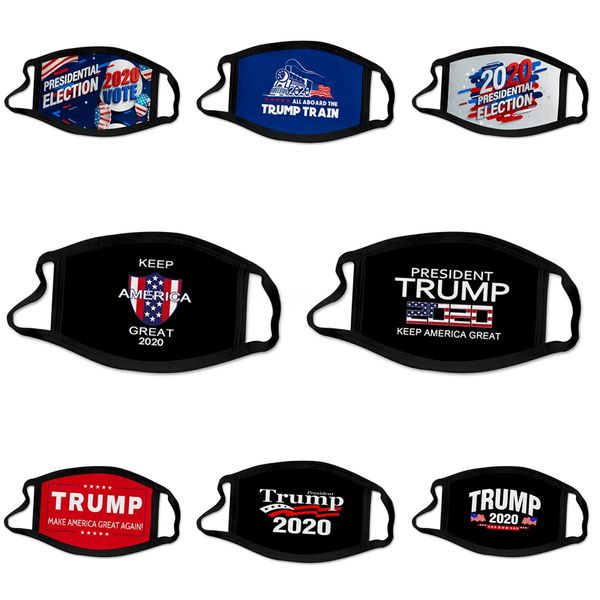 

washable designer trump reusable face mask anti pollution cotton mouth masks with pm2.5 carbon filters anti dust cloth mask fy #234, Black
