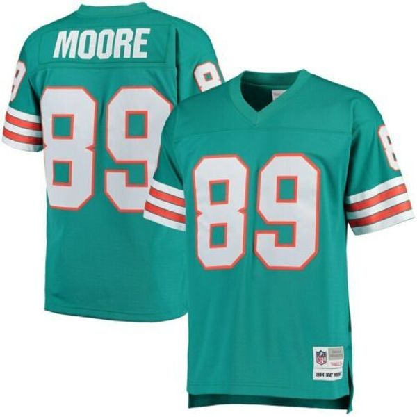

nat moore #89 mitchell & ness men's 1984 retired legacy jersey, Gray