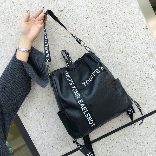 

backpack school bags for teenage girls women's preppy style letter strap school bag travel backpack bag trip bagpack mochila 8.1