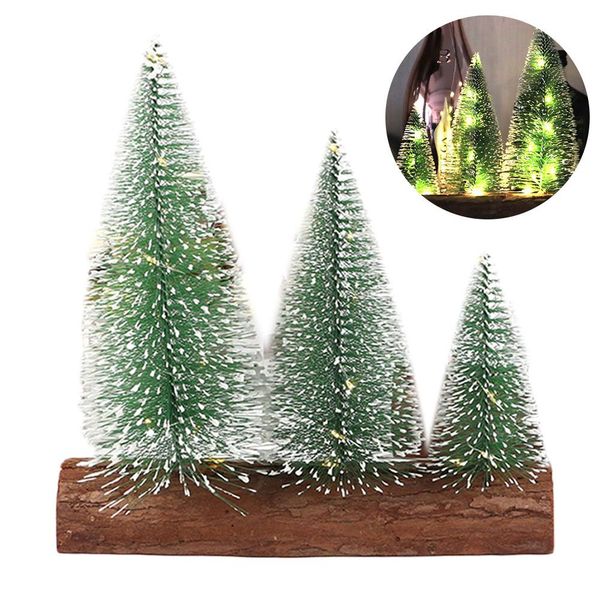 

new christmas decorations deskdecoration with led lights mini christmas tree home wedding diy decoration