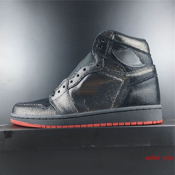 

2019 palace basketball shoes 1s black red bling designer mens fashion look athletic sports sneakers size 40.5-46 quality
