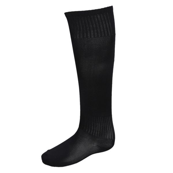

wholesale-hg-men's sports baseball hockey soccer socks long high sock (black)