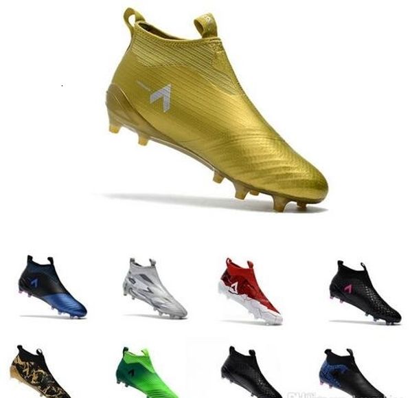

ace 17 purecontrol fg football boots black gold outdoor football soccer shoes paul pogba capsule boy soccer cleats
