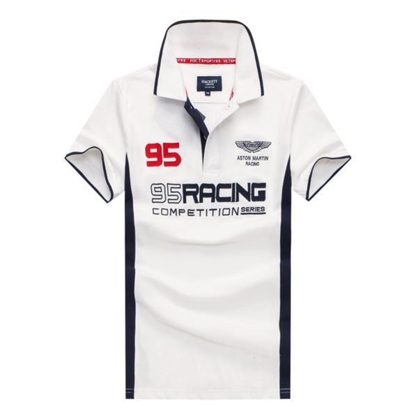 

england men hackett polo shirt london brit cotton aston martin racing am hkt sport polos gt 95 short sleeve tee shirts, White;black