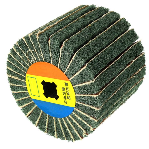 

1pc stainless steel polishing wheel sander deburring grinding mirror finish tool 120*100*20mm wheel p36/180/240/320