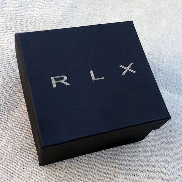 

fashion ro style brand carton paper box watch boxes & cases, Black;blue