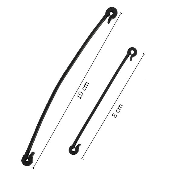 

1000pcs 8cm/10cm lashing hook grape kiwi cucumber tomato vines stem tied fasten clips vegetable fruit branches tied buckles