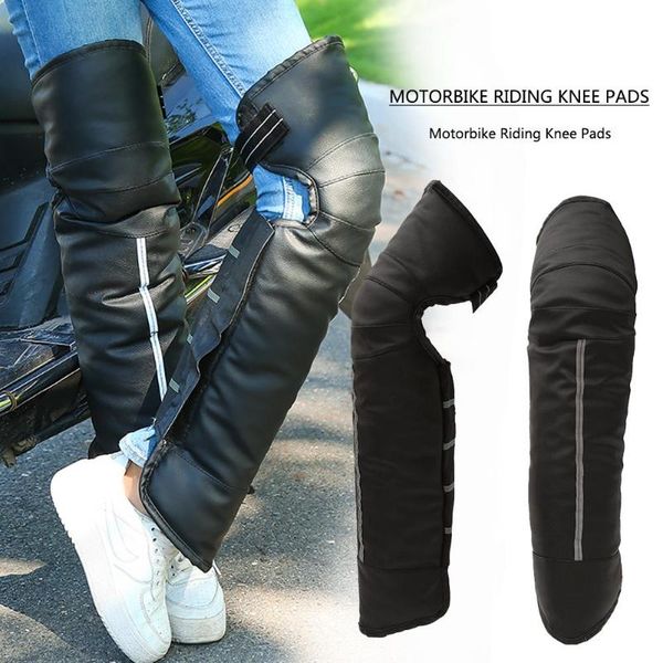 

motorcycle knee pads winter riding electric auto warm kneepad men women cycling protective gear thick windproof cold-proof