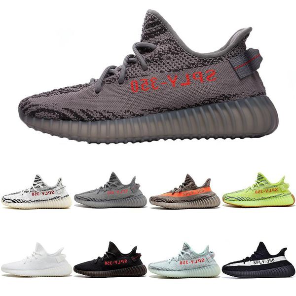 

Kanye West 350 Мужчины Desinger Кроссовки 2019 Женщины Тренеры Кунжут Синий Оттенок Полу Замо