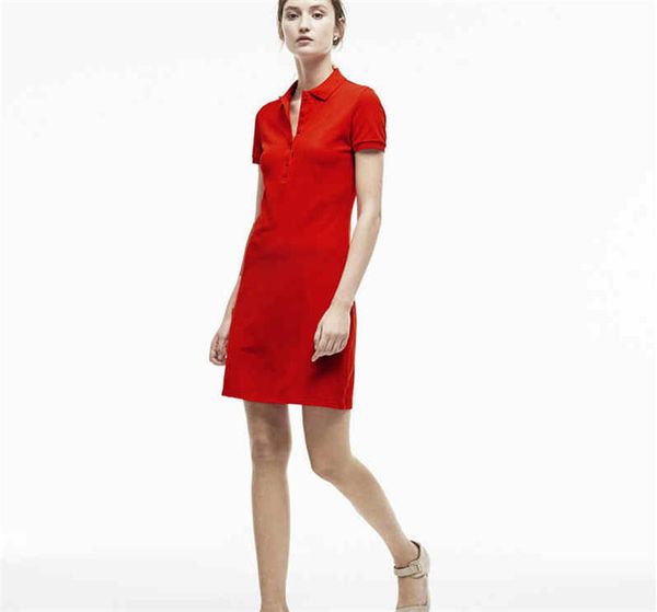 

luxury womens solid color dress designer short sleeves dress summer womens knee length casual dress, Black;gray