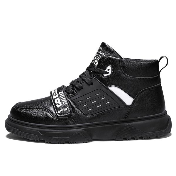 

2019 classic shoes athletic air middle -skateboarding shoes male forceing white for men sneakers basket sport walking, Black