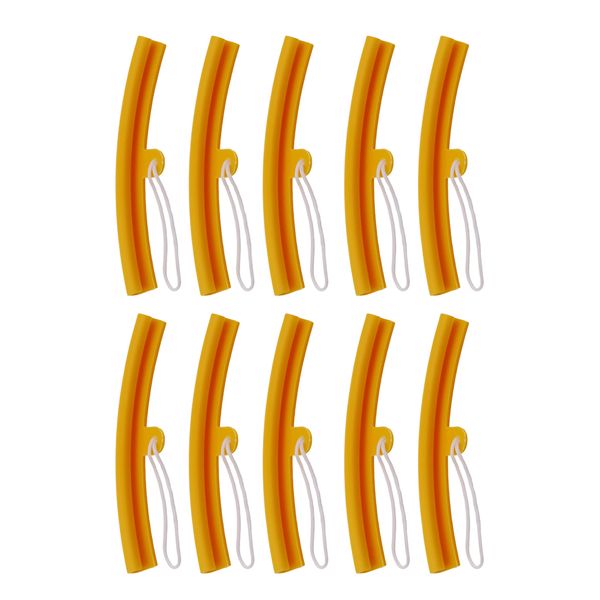 

10x auto car bike changing wheel rim protectors repair accessories yellow