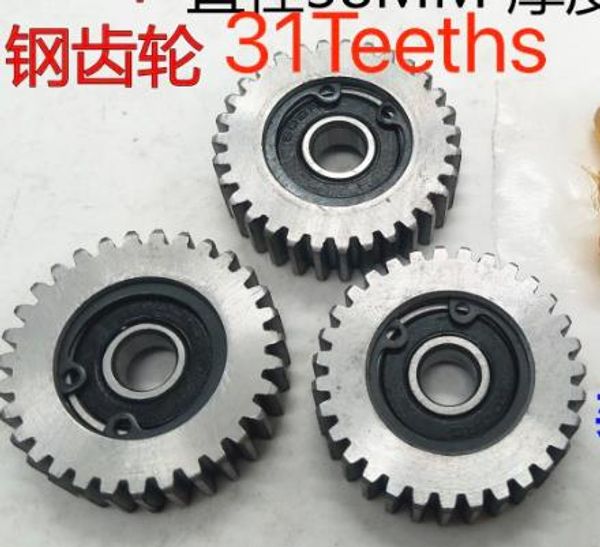 

3pieces/lot gear diameter:38mm 31teeth thickness:11.5mm electric vehicle steel gear
