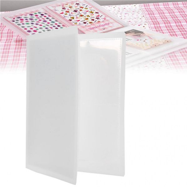 

nail art decorations 20 pages nail sticker decal collecting storage art display showing book cont l, Black