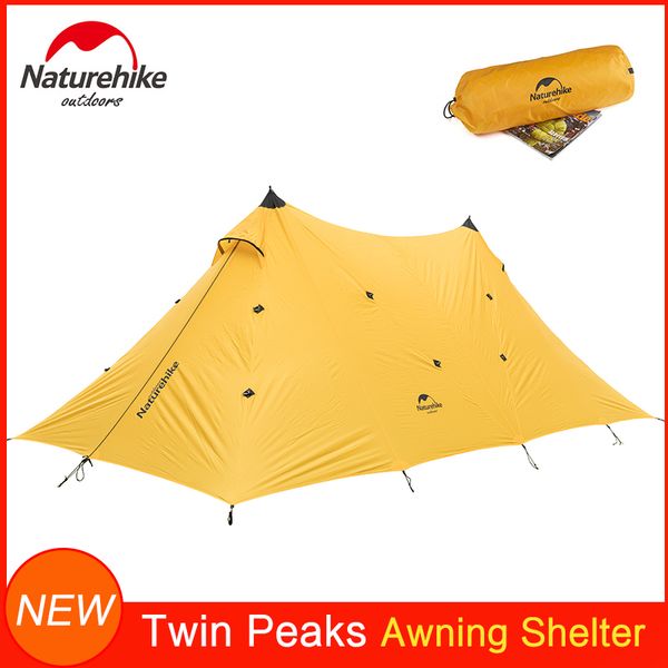 

large coverage awning tent shelter sunshade waterproof tear resistant multifunction uses camping tent canopy against heavy rain