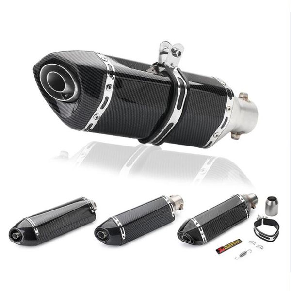 

motorcycle akrapovic yoshimura exhaust muffler pipe escape moto racing ninja gsxr600 z750 tmax530 mt07 mt09 cbr250