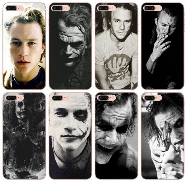 

tongtrade] painted heath ledger joker batman case for iphone 11 pro x xs max 8s 8 7s 7 plus galaxy a70 honor 7 xiaomi 9 pro drop proof case