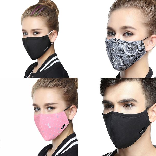 

корейский хлопок пыли рот kn95 kpop унисекс маска с угольным фильтром маски для лица анти pm2. 5 черный рот-муфельная маска snjn duyt