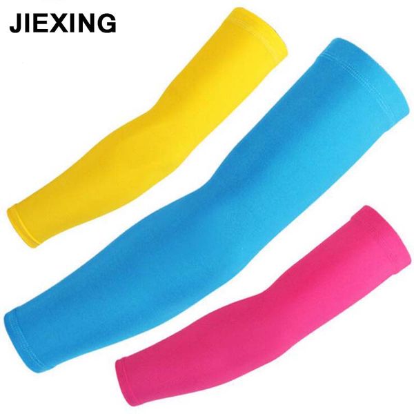 

1 pair high grade uv protection arm sleeves basketball volleyball cycling compression sunscreen gauntlets manguito ciclismo, Black;gray