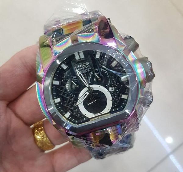 

2019 real oringal 3a 25210 invicta bolt men 52mm gold tainle teel tainle teel titanium dial 5040 d quartz watch