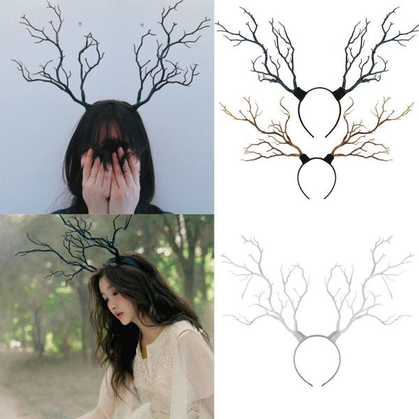 

vintage tree branches headband props horns hair accessory ladies headpieces