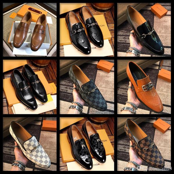 

20fw 2020 new fashion casual shoes designers loafers brand men shoes velvet men colorful graffiti party loafers shoes luxury men's loaf, Black