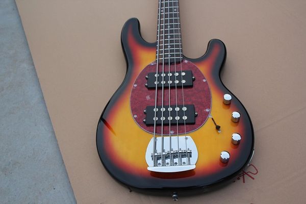 

M ting ray5 undown electric guitar body red pearl guard plate ba