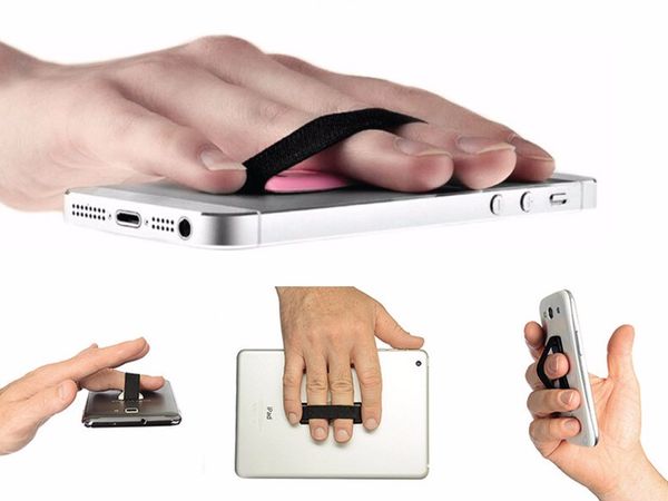 fascia elastica attaccata al cinturino del cellulare Touch Holder Finger Ring maniglia dispositivo impugnatura per iPhone 8 X cellulare 300ps