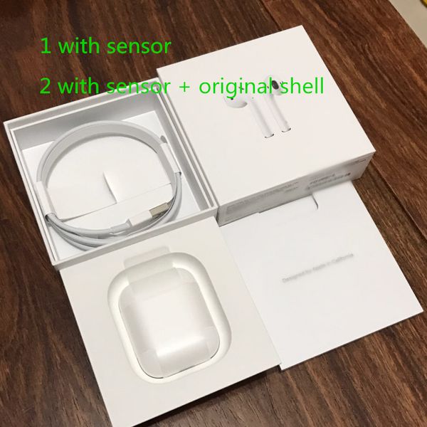 

Second with en or upercopy airpod 2 wirele charging bluetooth earphone real battery automatic pop up window earplug