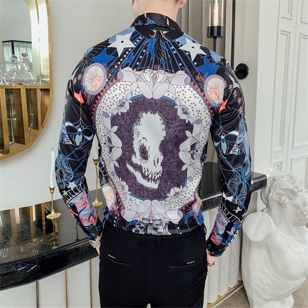 

males social shirts casual business men dress shirts long sleeve cotton stylish, White;black