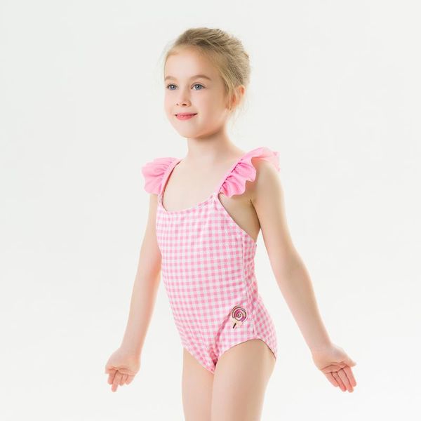 

children's swimwear summer new swimwear girls children's straps cute printed one-piece swimsuit