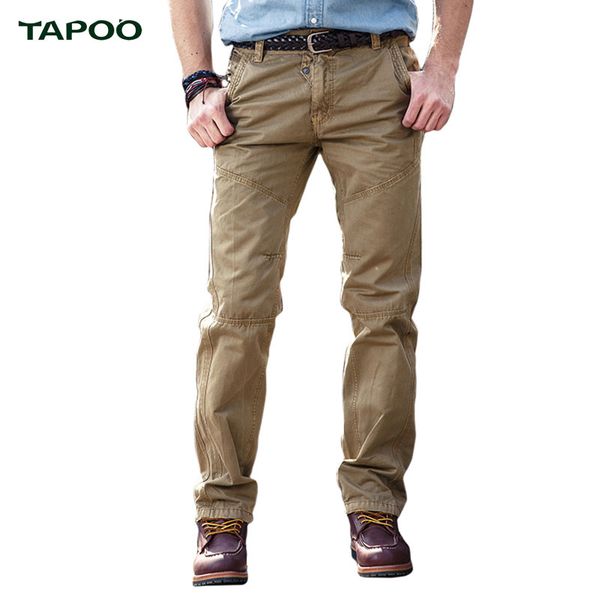 

tapoo 2017 spring autumn casual men trouser loose plus size full straight pants male fitness tousers masculino brand clothing, Black