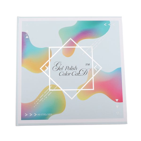 

uv gel polish card 60/80/120 colors nail art colors display board chart